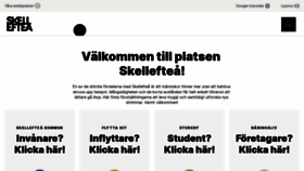What Skelleftea.se website looked like in 2022 (2 years ago)
