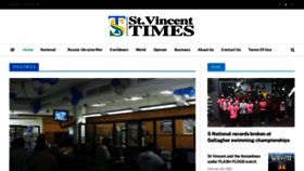 What Stvincenttimes.com website looked like in 2022 (2 years ago)