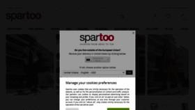 What Spartoo.eu website looked like in 2022 (3 years ago)