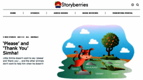 What Storyberries.com website looked like in 2022 (2 years ago)
