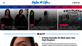 What Stylesatlife.com website looked like in 2022 (2 years ago)