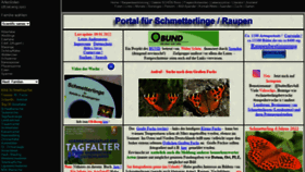 What Schmetterling-raupe.de website looked like in 2022 (2 years ago)