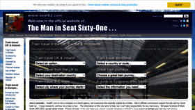 What Seat61.com website looked like in 2022 (2 years ago)