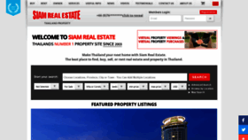 What Siamrealestate.com website looked like in 2022 (2 years ago)