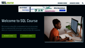 What Sqlcourse.com website looked like in 2022 (2 years ago)