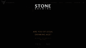 What Stonebrewing.com website looked like in 2022 (2 years ago)