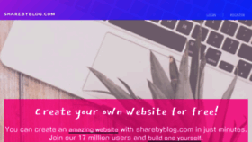 What Sharebyblog.com website looked like in 2022 (2 years ago)