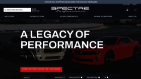 What Spectreperformance.com website looked like in 2022 (2 years ago)