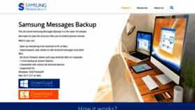 What Samsung-messages-backup.com website looked like in 2022 (2 years ago)
