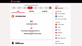What Scorebat.com website looked like in 2022 (2 years ago)