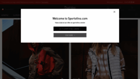 What Sportofino.com website looked like in 2022 (2 years ago)