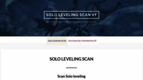 What Sololevelingscan.com website looked like in 2022 (2 years ago)