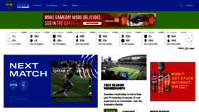 What Soundersfc.com website looked like in 2022 (2 years ago)