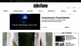 What Styleathome.com website looked like in 2022 (2 years ago)