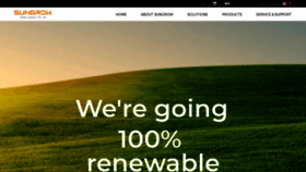 What Sungrowpower.com website looked like in 2022 (2 years ago)