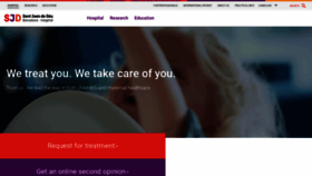 What Sjdhospitalbarcelona.org website looked like in 2022 (2 years ago)