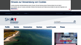 What Schleswig-holstein.de website looked like in 2022 (2 years ago)