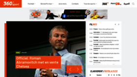 What Sport.le360.ma website looked like in 2022 (2 years ago)