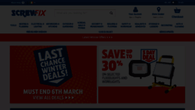What Screwfix.ie website looked like in 2022 (2 years ago)