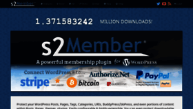 What S2member.com website looked like in 2022 (2 years ago)