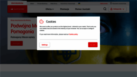 What Santander.pl website looked like in 2022 (2 years ago)
