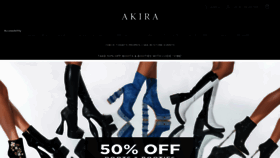 What Shopakira.com website looked like in 2022 (2 years ago)