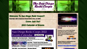 What Sandiegoreikicorps.org website looked like in 2022 (2 years ago)