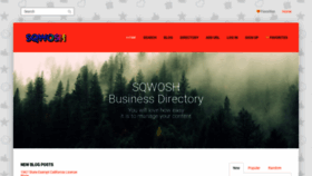 What Sqwosh.com website looked like in 2022 (2 years ago)