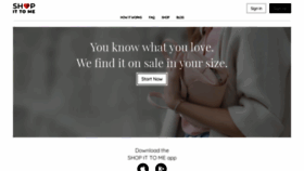 What Shopittome.com website looked like in 2022 (2 years ago)