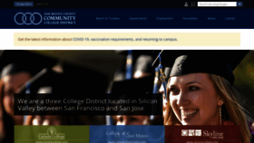 What Smccd.edu website looked like in 2022 (2 years ago)