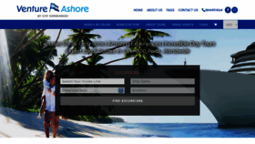 What Shoretrips.com website looked like in 2022 (2 years ago)