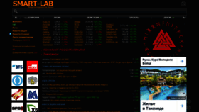 What Smart-lab.ru website looked like in 2022 (2 years ago)