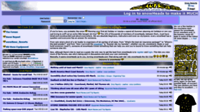 What Snowheads.com website looked like in 2022 (2 years ago)