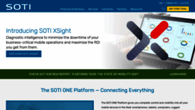 What Soti.net website looked like in 2022 (2 years ago)
