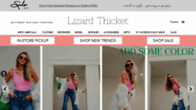 What Shoplizardthicket.com website looked like in 2022 (2 years ago)