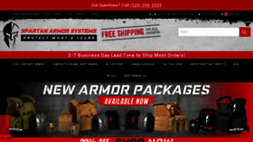 What Spartanarmorsystems.com website looked like in 2022 (2 years ago)