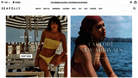 What Seafolly.com website looked like in 2022 (2 years ago)