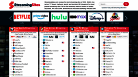 What Streamingsites.com website looked like in 2022 (2 years ago)