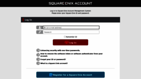 What Secure.square-enix.com website looked like in 2022 (2 years ago)