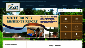 What Scottcountymn.gov website looked like in 2022 (2 years ago)