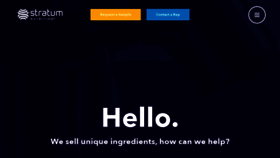 What Stratumnutrition.com website looked like in 2022 (2 years ago)