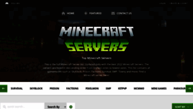 What Servers-minecraft.net website looked like in 2022 (2 years ago)