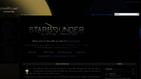 What Starbounder.org website looked like in 2022 (2 years ago)