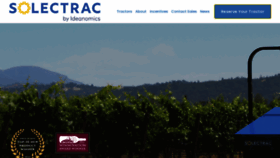 What Solectrac.com website looked like in 2022 (2 years ago)