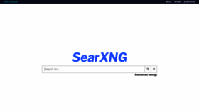 What Searx.be website looked like in 2022 (2 years ago)