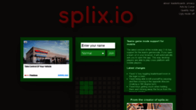 What Splix.io website looked like in 2022 (3 years ago)