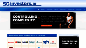What Sginvestors.io website looked like in 2022 (2 years ago)