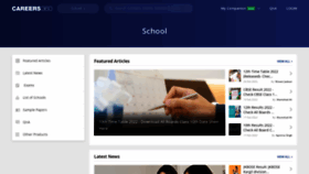 What School.careers360.com website looked like in 2022 (2 years ago)