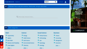 What Studyres.com website looked like in 2022 (3 years ago)