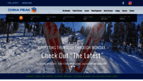 What Skichinapeak.com website looked like in 2022 (3 years ago)